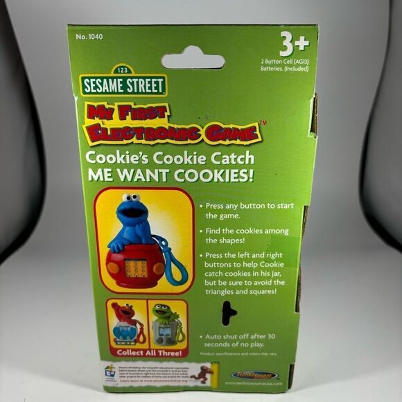 Sesame Street My‎ First Electronic Game Cookie's Cookie Catch New NIB 2005 - Picture 2 of 3
